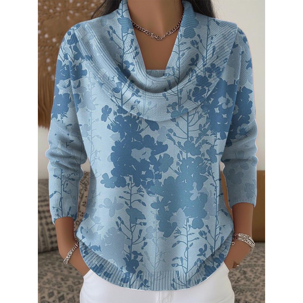 Damen Pullover Herbst Winter Mode Lässig Europäischer Amerikanischer Stil Warm Gemütlich Strick Oberteil