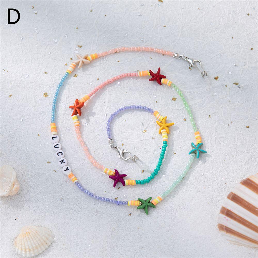 Women Girls Colorful Soft Pottery Eyeglass Chain Sunglasses Rope Neck Strap Cord Glasses Lanyard