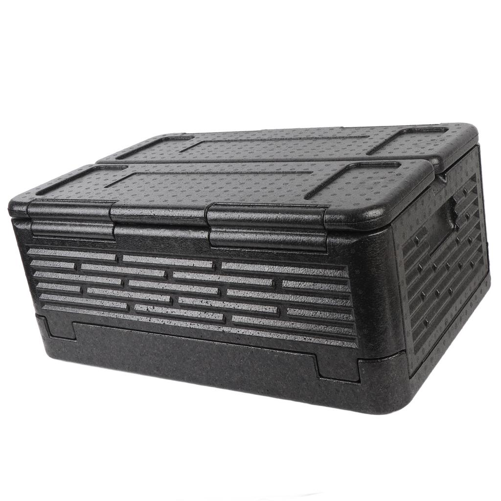 Contenitore Termico per Alimenti 60L Grande Capacità Pieghevole Scatola Termoisolante per Campeggio all'Aperto Picnic