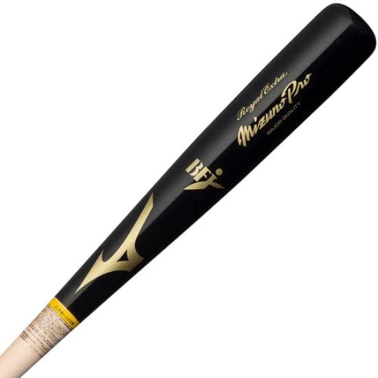 Mizuno Pro Royal Extra Sato Model Hardwood Average Black with White Wood [MIZUNO] Bat, 84cm, Weight 890g,
