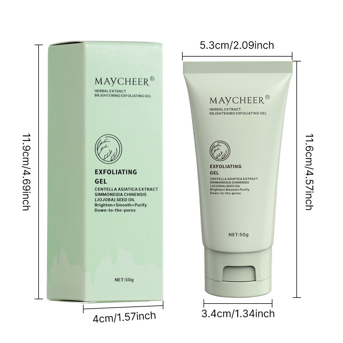 MAYCHEER Гель с травами отшелушивающий, осветляющий, увлажняющий
