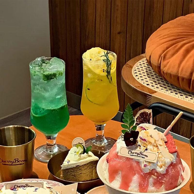 ZISIZ Handgefertigter Koreanischer Ins-Stil Glas-Getränkebecher