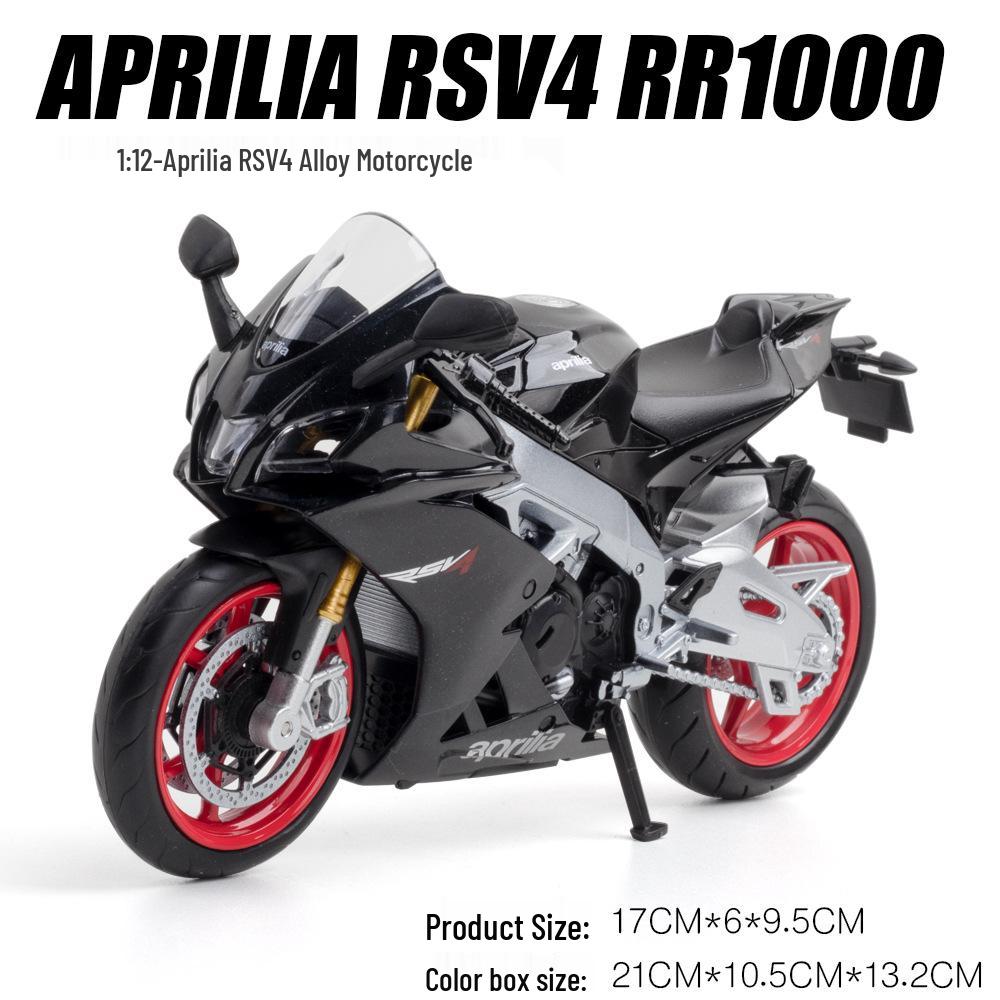 1:12 Scale GSX Alloy Aprilia RSV4 Motorcycle Model Toy