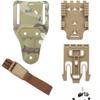Mussel Quick Release System Short Back Plate Set