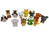 Ranvi Bulk Pack of Animal Erasers for Pencil Puzzle Mini Novelty Erasers for Classroom Party Game and School Supplies 24-Piece Kids, Erasers, Erasers,