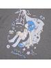 KIRSH X Sunonebird Main Graphic Big Oversized T-Shirt [Melange Gray]