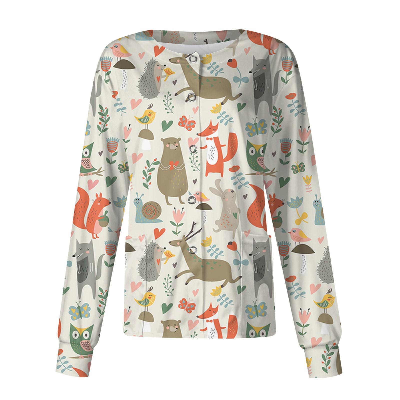 

Женский однобортный защитный комбинезон с длинным рукавом и карманом, рабочий воротник-стойка, кардиган, куртка, топ L бежевый