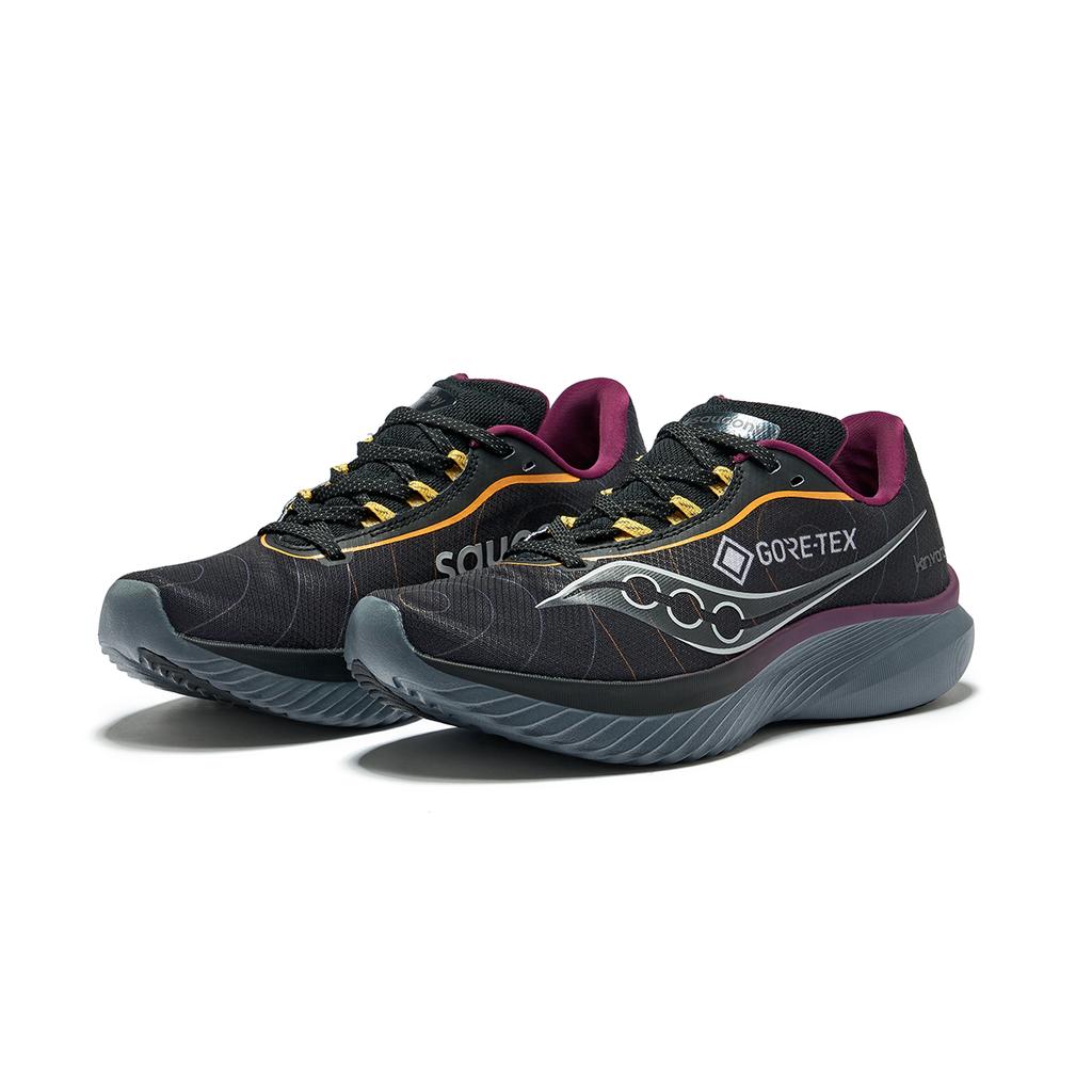 SAUCONY Kinvara 15 Gtx Lightweight Running Shoes Women Sneakers Black Gray S10969-250