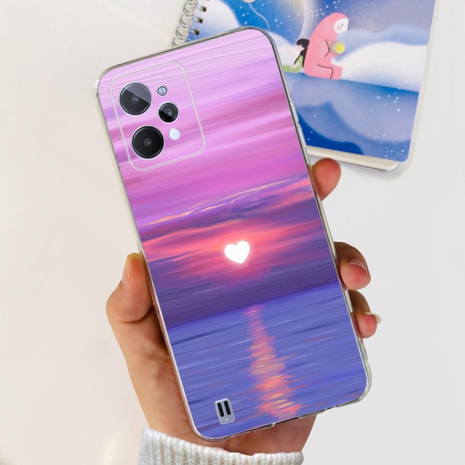 For Realme C31 Case RMX3501 New Fashion Painted Cover Soft Slim Phone Case For Realme C31 C 31 RealmeC31 Back Cover Fundas Coque