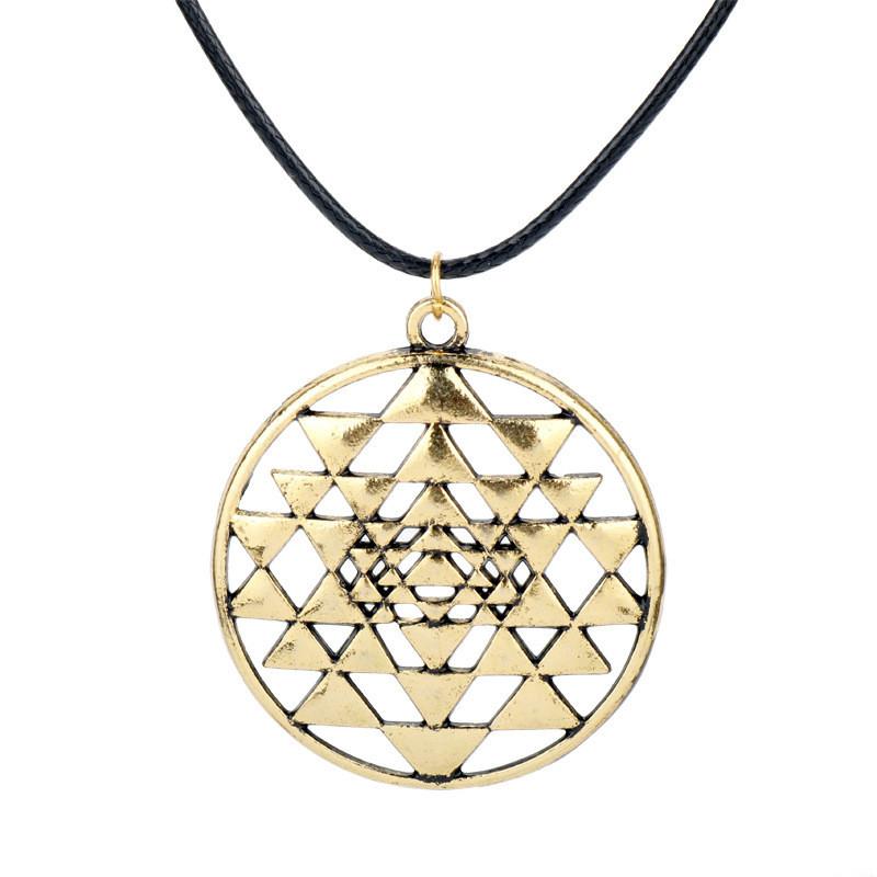 Nordic Jewelry Viking With Geometric Pendant And Electroplated Alloy For Gift For Travelers