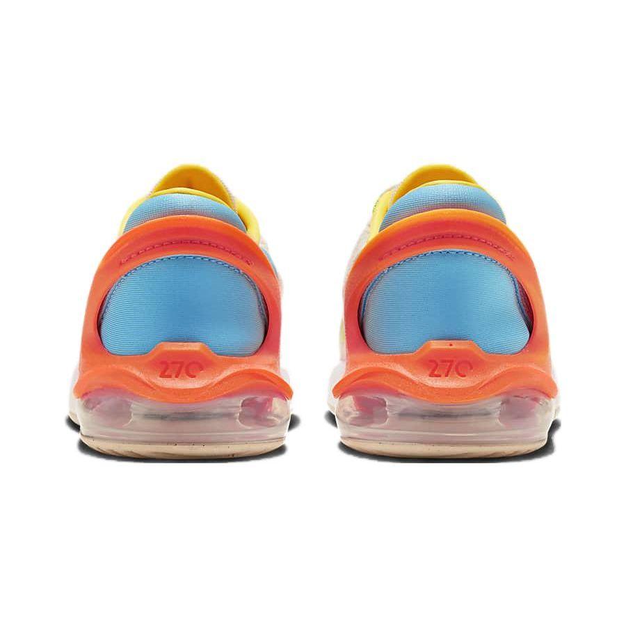 Nike Air Max 270 Comfortable Versatile Low-Top Kids Casual Shoes Kids sneaker White Blue Orange FN9931-141