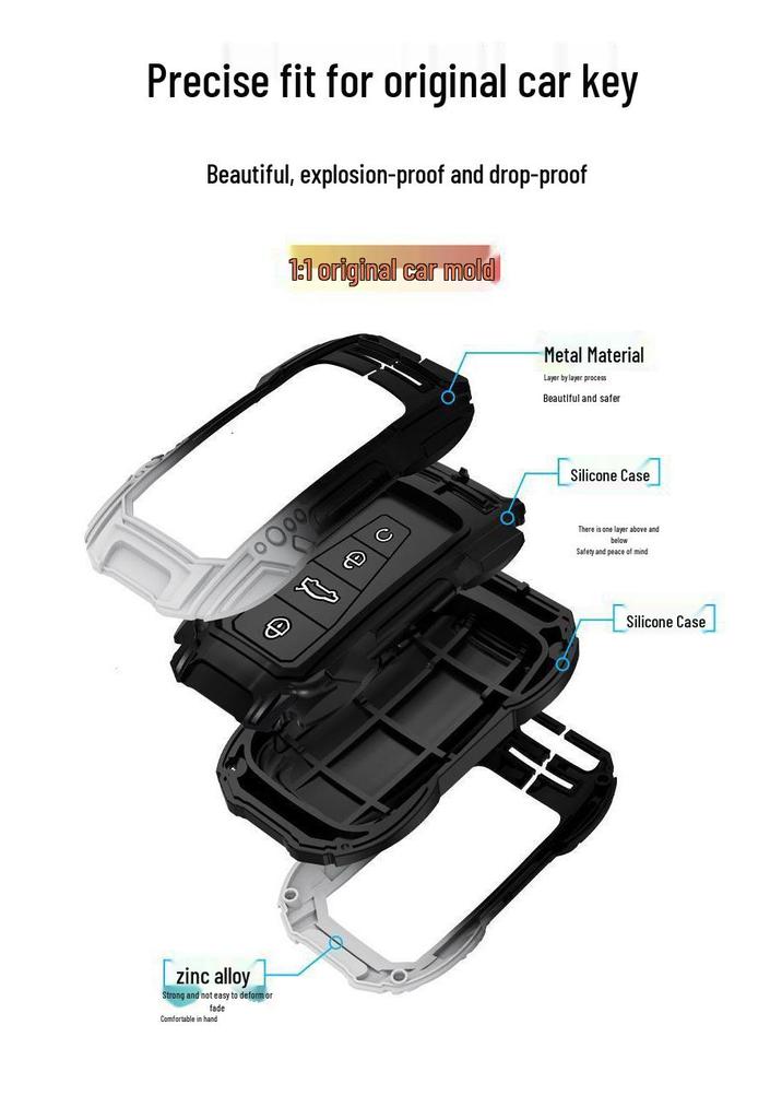 Geely Xingyue S/L, Boyue Pro, Xingrui FX Remote Key Metal Protective Cover