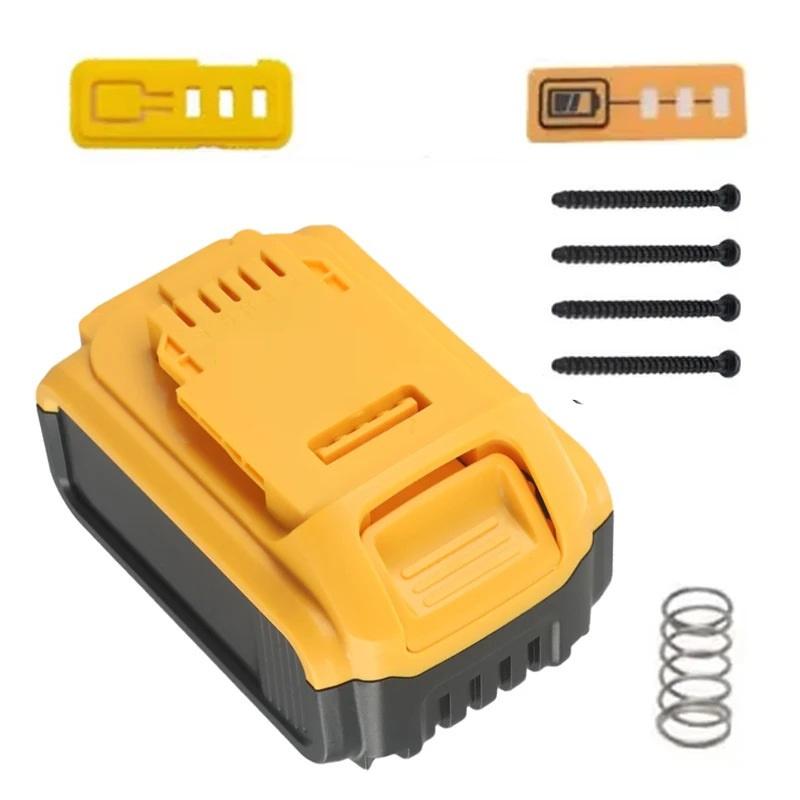 Pro příslušenství nářadí Dewalt Plastové pouzdro na Li-Ion baterii Pro Xr 18V 20V Dcb183 Dcb203 Dcb204 Dcb200 Plášť Kryt Pouzdro Díly