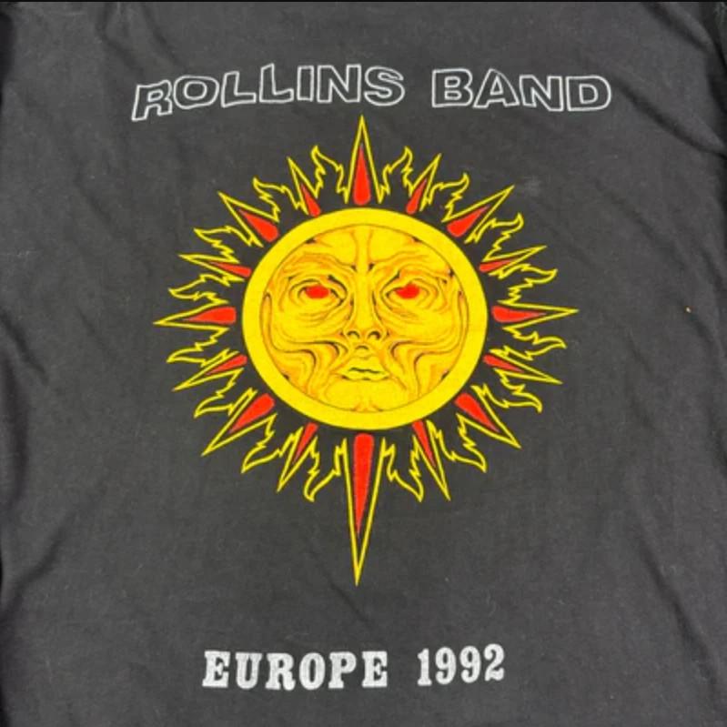 Rollins Band The End of Silence Europe 1992  T Shirt Full Size S-5XL Unisex T-Shirt S