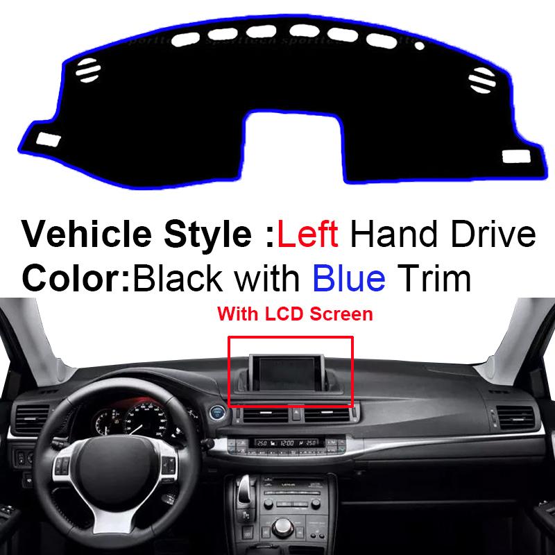 Car Inner Dashboard Cover For Lexus CT 200h 2011 - 2019 CT200h Auto Dash Mat Carpet Cape Sun shade Dashmat Pad 2018 2017 2016