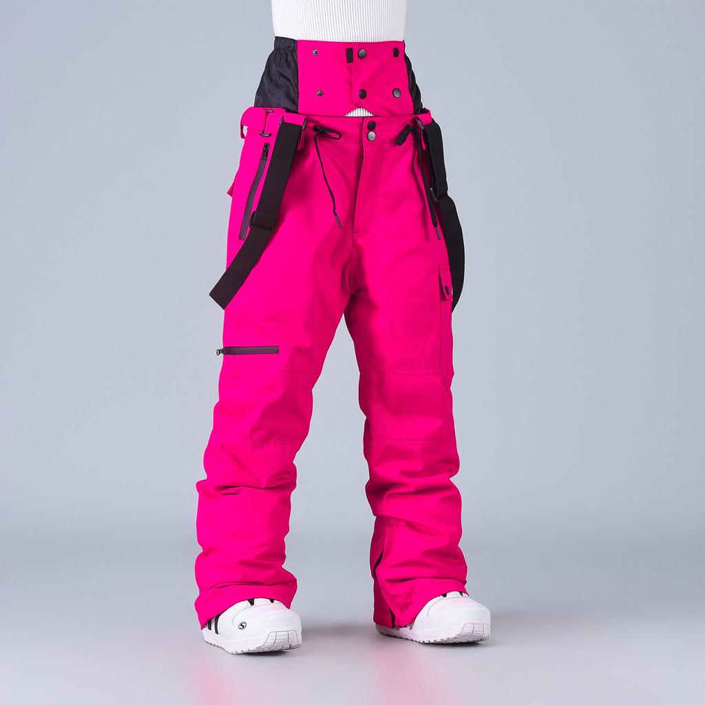 Techwear Style Wearproof Windproof Waterproof Breathable Ski Pants Overalls Man Woman Winter Thicken Warm Snowboarding Trousers