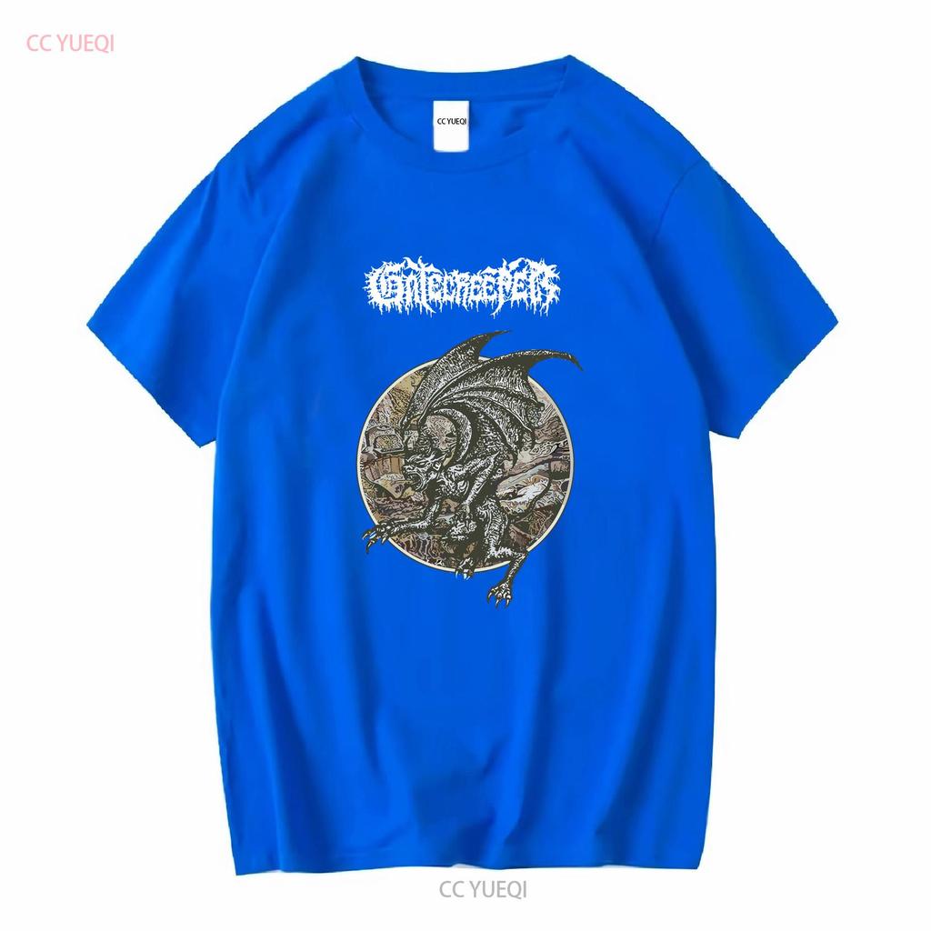 New Gatecreeper American Death Metal Band Deserted Show Left T shirt Size S 2XL long sleeves vintage Washed Versatile Soft