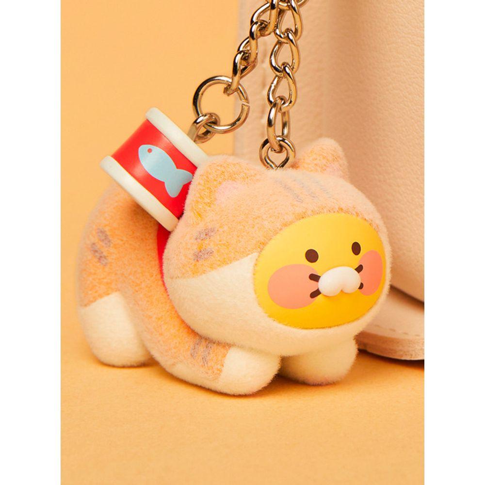 KAKAO FRIENDS Meow Meow Figure Keychain Stretching_Chunshik