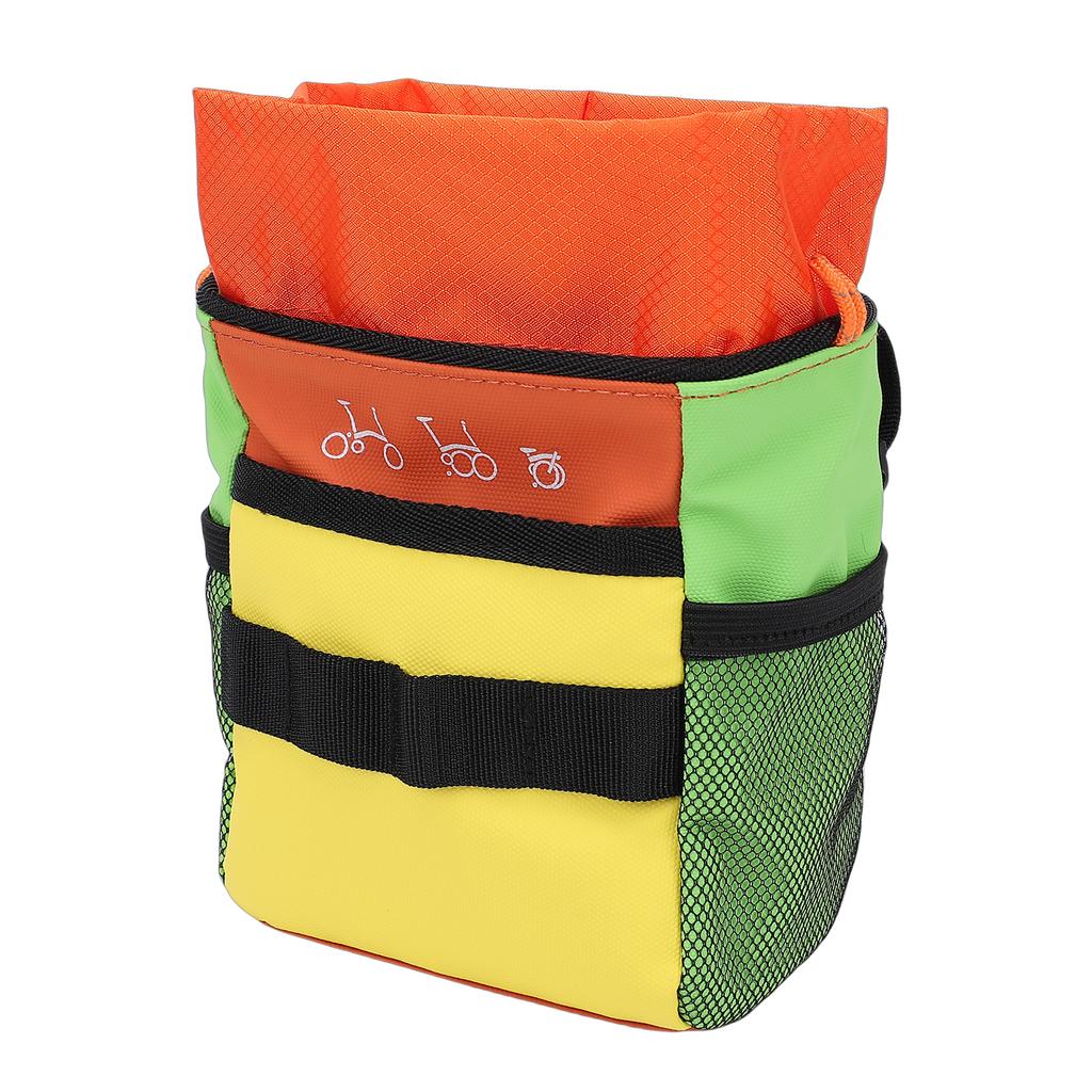 Bike Handlebar Bag Fit for Waterproofing Nylon Multifunctional Bike Seat Saddle Bag for Cycling