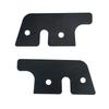 For 2018-2025 Jeep Wrangler JL Two-Door to Four-Door Models Black Sun Visor Repair Kit Aluminum Alloy Rust-Proof Material