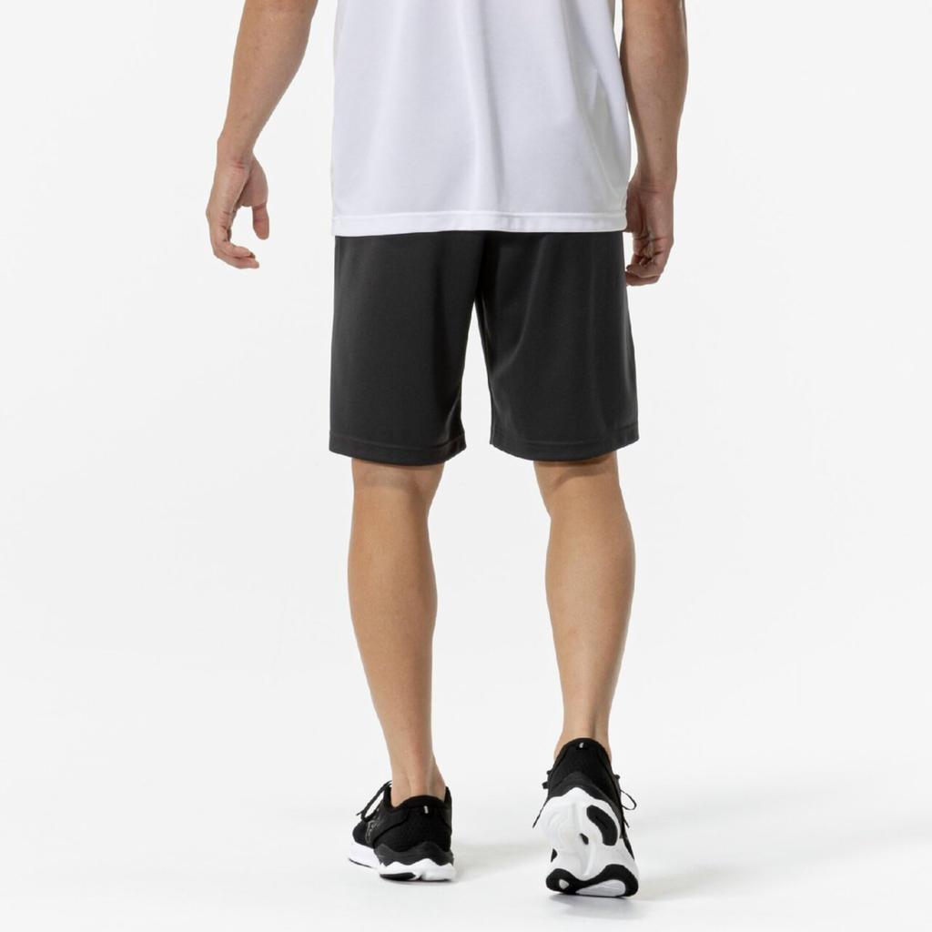 Mizuno NaviDry Knit Training UV UPF Current Model Charcoal XL Shorts, Sweat-Wicking, Quick-Drying, Protection, 15, (32MDC190), Men's, Gray/Silver,