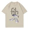 Funny New Style Hot Sale Fih Shoes Graphic T Shirts Misspelled Fish Meme Tee Unisex Women Casual Fashion Short Sleeve Tshirt Tops