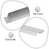 2Pcs Premium Stainless Steel Pan Divider Bars 7.09 Inch Robust Food Service Shelf Dividers Metal Divider Rods for Catering