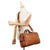 Genuine Leather Travel Bags for Men Women Large Capacity Handbags Vintage Design Shoulder Bag GZW