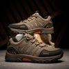 Men's Non-Slip Hiking Shoes: Wear-Resistant, Travel-Ready, Autumn/Winter, Height-Boosting, Ideal for Middle-Aged Travelers.