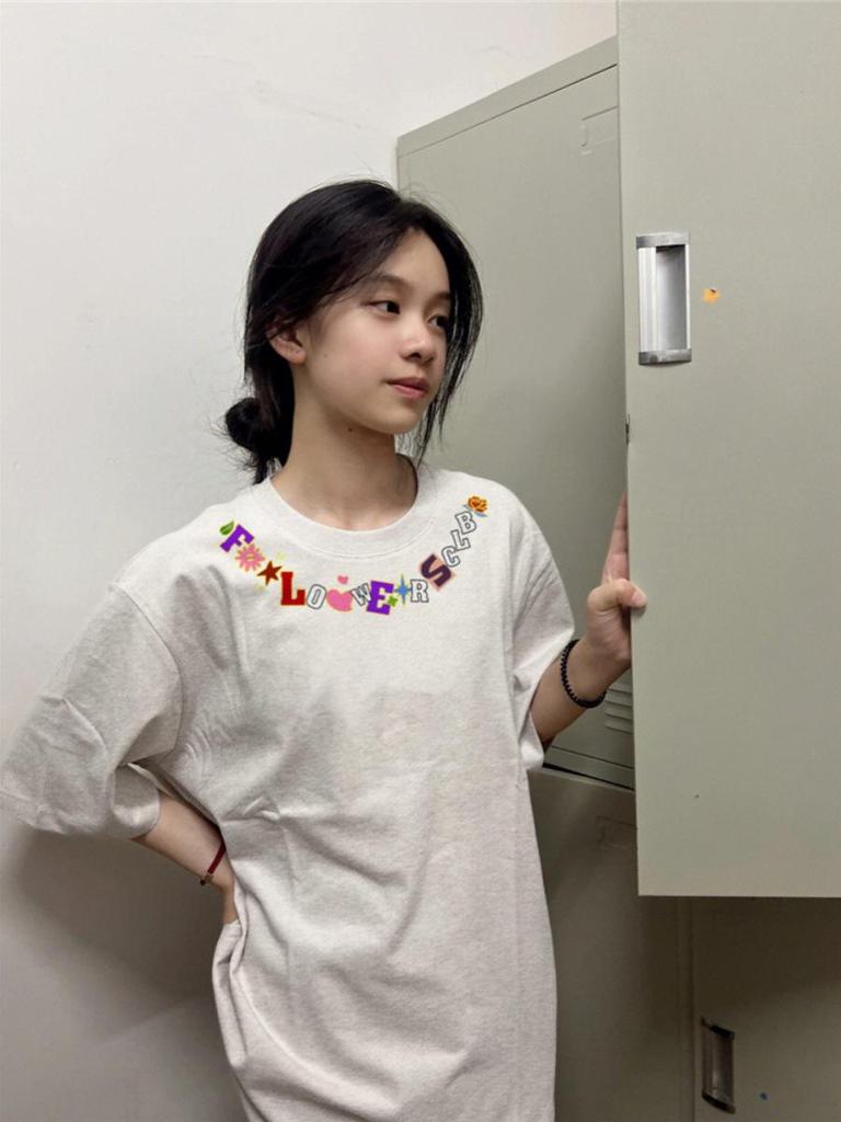 Plus Size Pure Cotton American Design Loose Short-Sleeve T-Shirt for Women (2-300 Lbs)