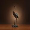 Turtle Crane Ornament Home Decoration Statue Figurine Tabletop Sculpture
