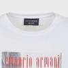 Emporio Armani Round Neck Graphic Print Short Sleeve T-Shirt Women Tops White 8N2T8A2-JFJZ1-0100