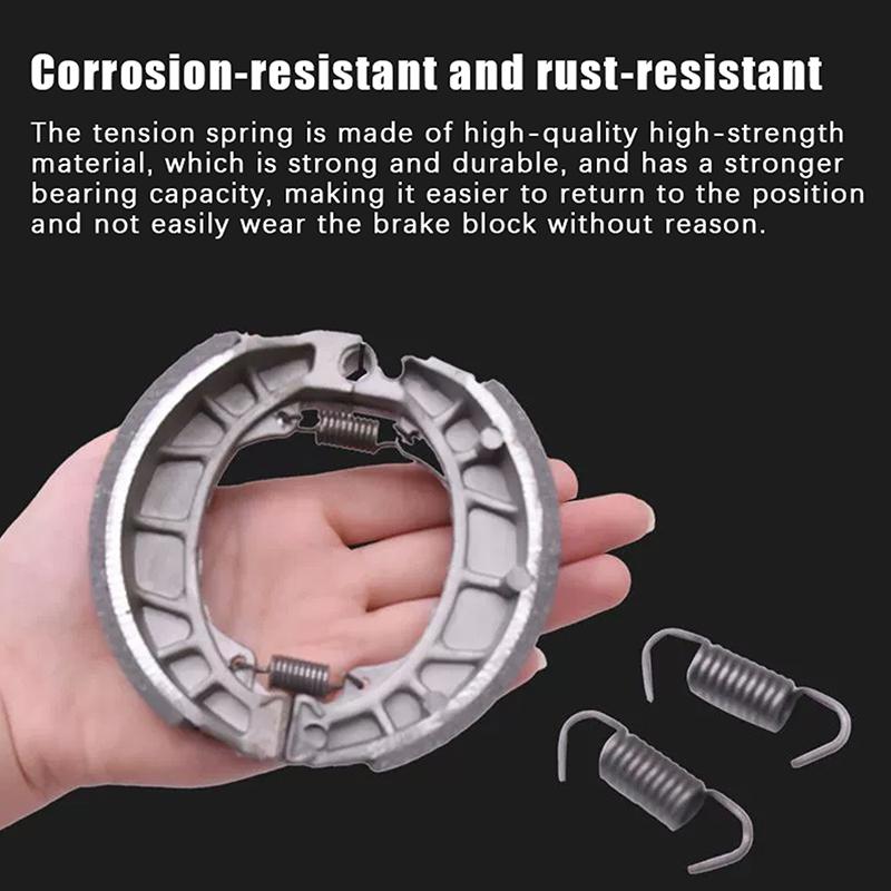 Pastilhas de Freio para Veículo Elétrico 105mm Tipo 110 Bloco de Freio a Tambor Cg125 Gy6-125 Sapatas de Freio de Alumínio