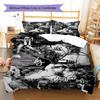 Gaga Pattern Bedding Set Quilt Cover Pillowcase Home Decor Gift (1 * duvet cover + 2 * pillowcase, without core)
