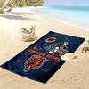Chicago Bears Print Beach Towel, Large Soft Quick Dry Towel for Beach Camping Swimming