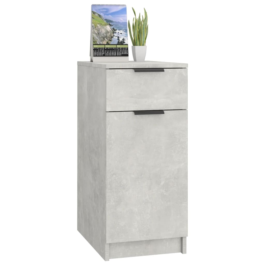 Office Cabinet Concrete Grey 33.5 x 50 x 75 cm Particleboard