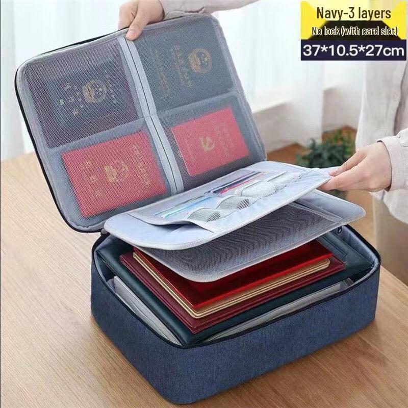 Large Capacity Document & Passport Storage Bag