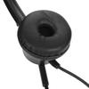 2.5MM Single Ear Customer Service Headphones, Fixed Line Headset with Noise Reduction Microphone, Business Telephone Headset, Conference Call