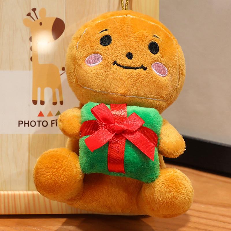 Adorable Plush Christmas Santa Claus Doll Soft Reindeer Elf Snowman Toys For Kids Gifts