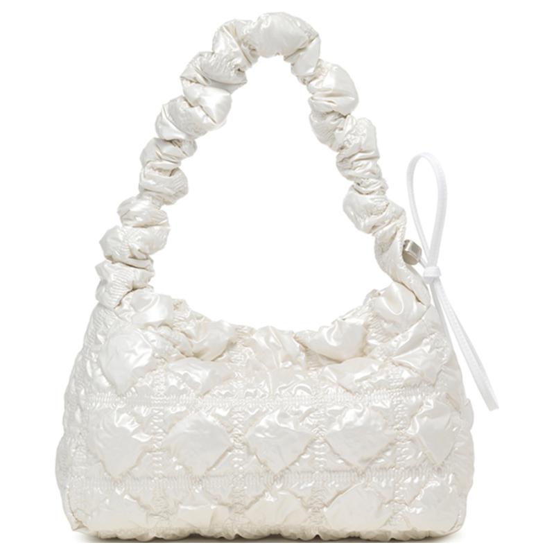 New CARLYN PU Handbag, Shoulder Bag Women's Pearl White H74111010PT