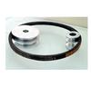 Type A, Double-slot V-belt Pulley,40mm 60mm 80mm 100mm Aluminum V-belt Pulley, 10mmPU Belt 1PCS