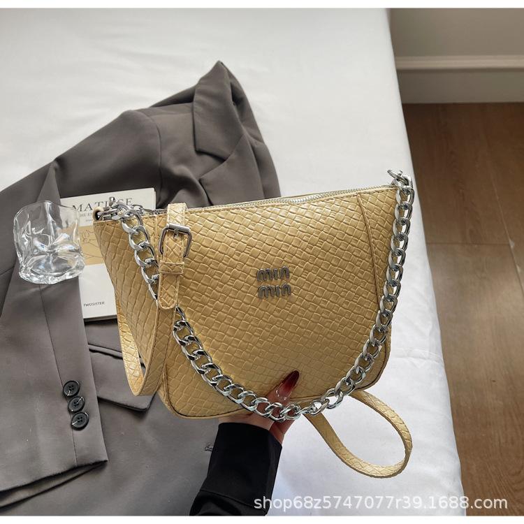 

Small bag women s 2025 new messenger bag fashion trend line Korean niche high-end chain handbag women s bag жёлтый
