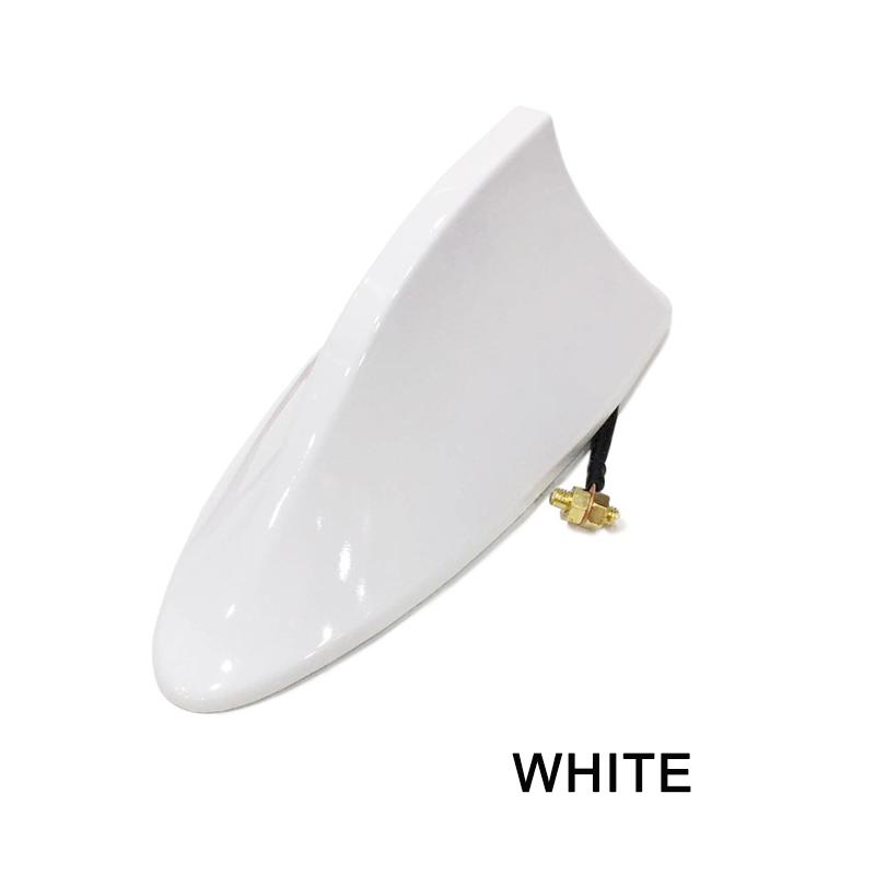 

Крышка антенны «Акулий плавник» для автомобиля, автомобильные антенны на крышу, основание радиосигнала AM/FM с клейкой лентой для Nissan Honda Toyota белый