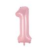 32" Medium Number Aluminum Foil Balloon for Children's Birthday Party Decorations