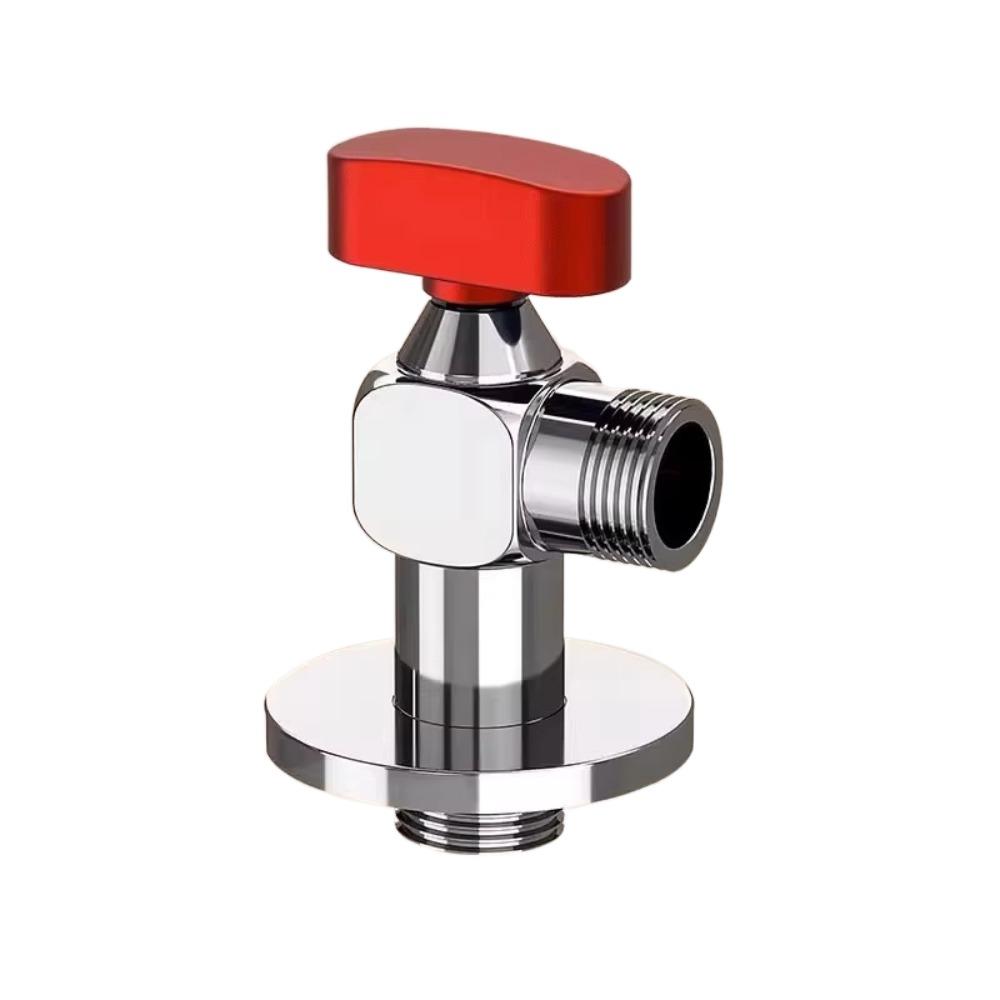 

High Flowing Brass Angle Valve Leak-Proof Triangular Valve Water Pipe Shut Off Valve Toilet Bowls style 2