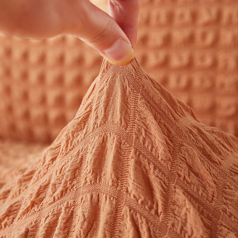 Armless Solid Foam Sofa Cover All Inclusive Elastic Couch Slipcover For Living Room Four Season Universal Dustroof Seat Cushion