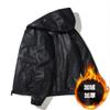 European and American large size autumn and winter new men's PU leather jacket racing locomotive suit slim men's jacket leather jacket