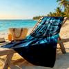 Fc Schalke Customize Your Name Beach Towel Super Soft Microfiber Quickdry Fabric Perfect for Traveling Yoga Camping and Swimming