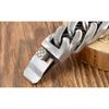 European and American titanium steel men's bracelet, punk trend, titanium steel bracelet HFS61