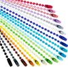 10/50pcs Colorful Ball Bead Chain Fits Key Chain Dolls Label Hand Tag Connector For DIY Bracelet Jewelry Making Accessorise 12cm